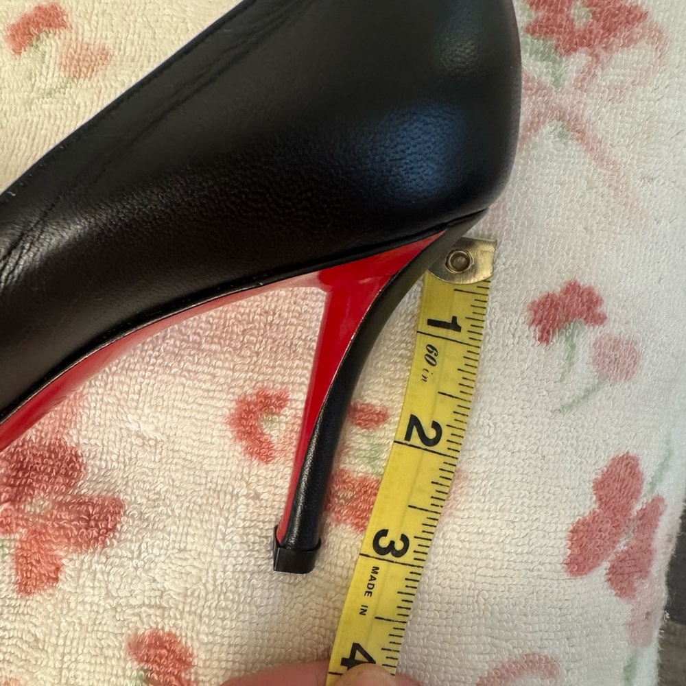Christian Louboutin Black Heels with Red Soles - Picture 10 of 10
